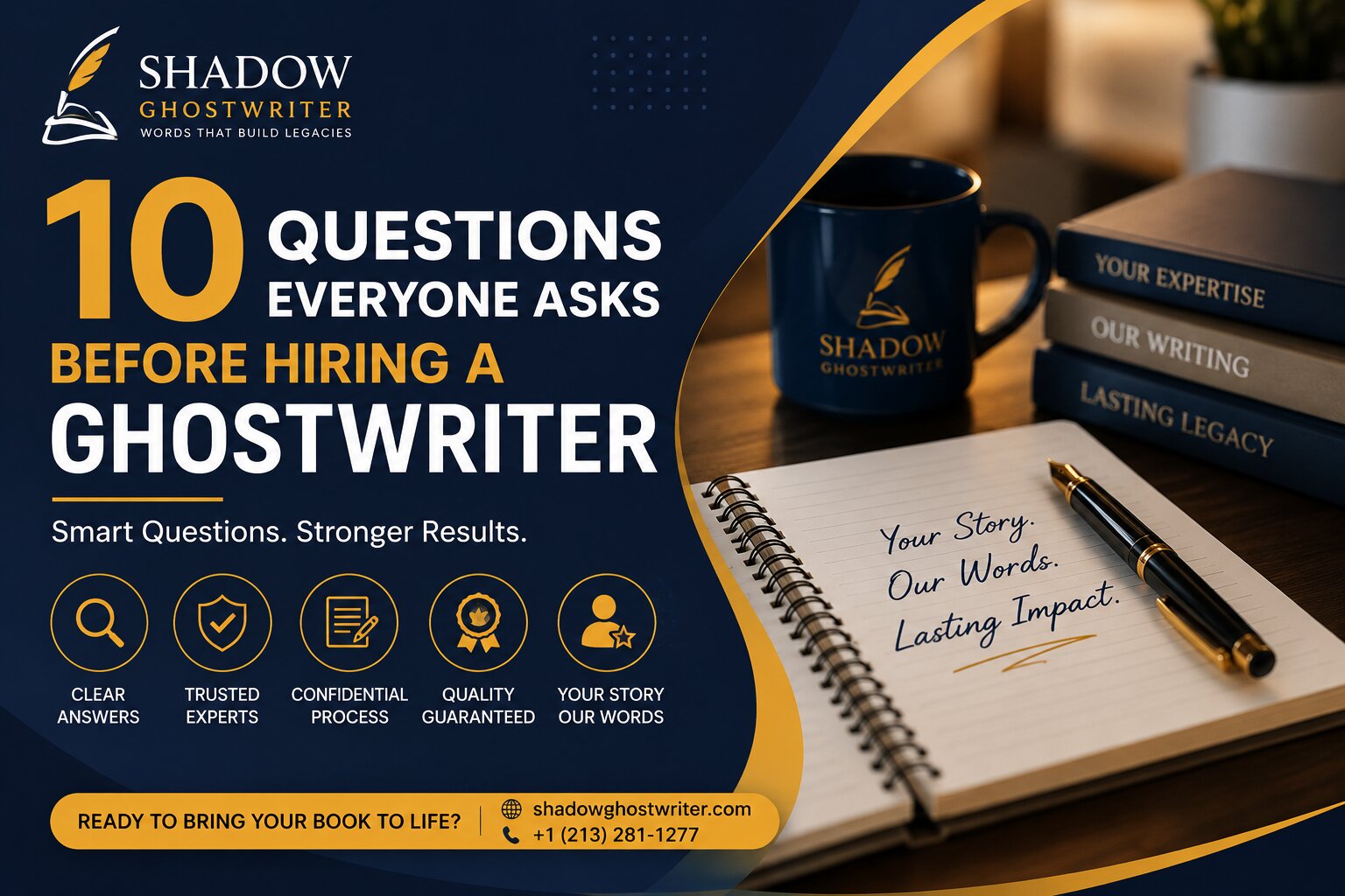 10 Questions Everyone Asks Before Hiring a Ghostwriter