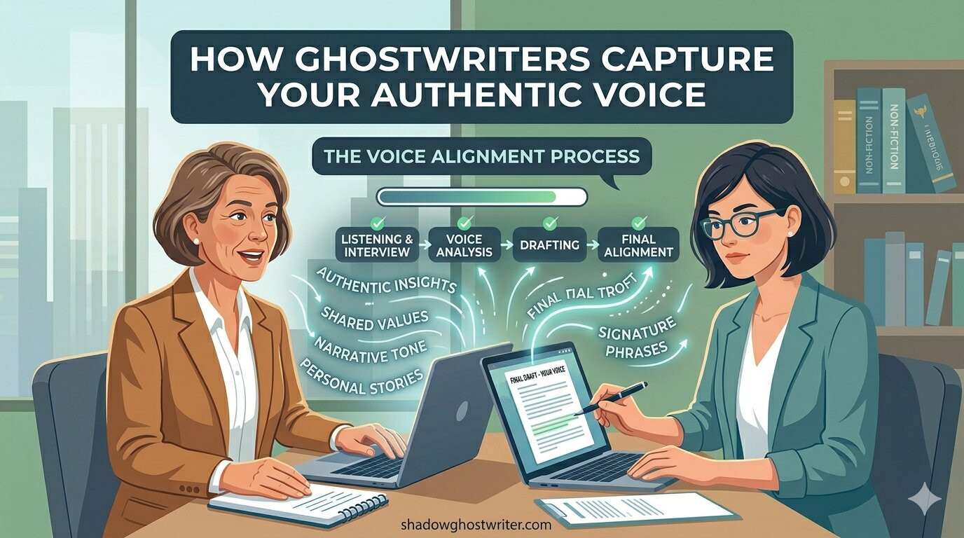 How Ghostwriters Capture Your Authentic Voice in Nonfiction Books