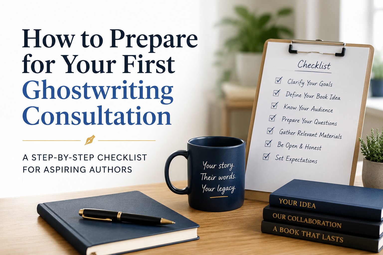 How To Prepare For Your First Ghostwriting Consultation