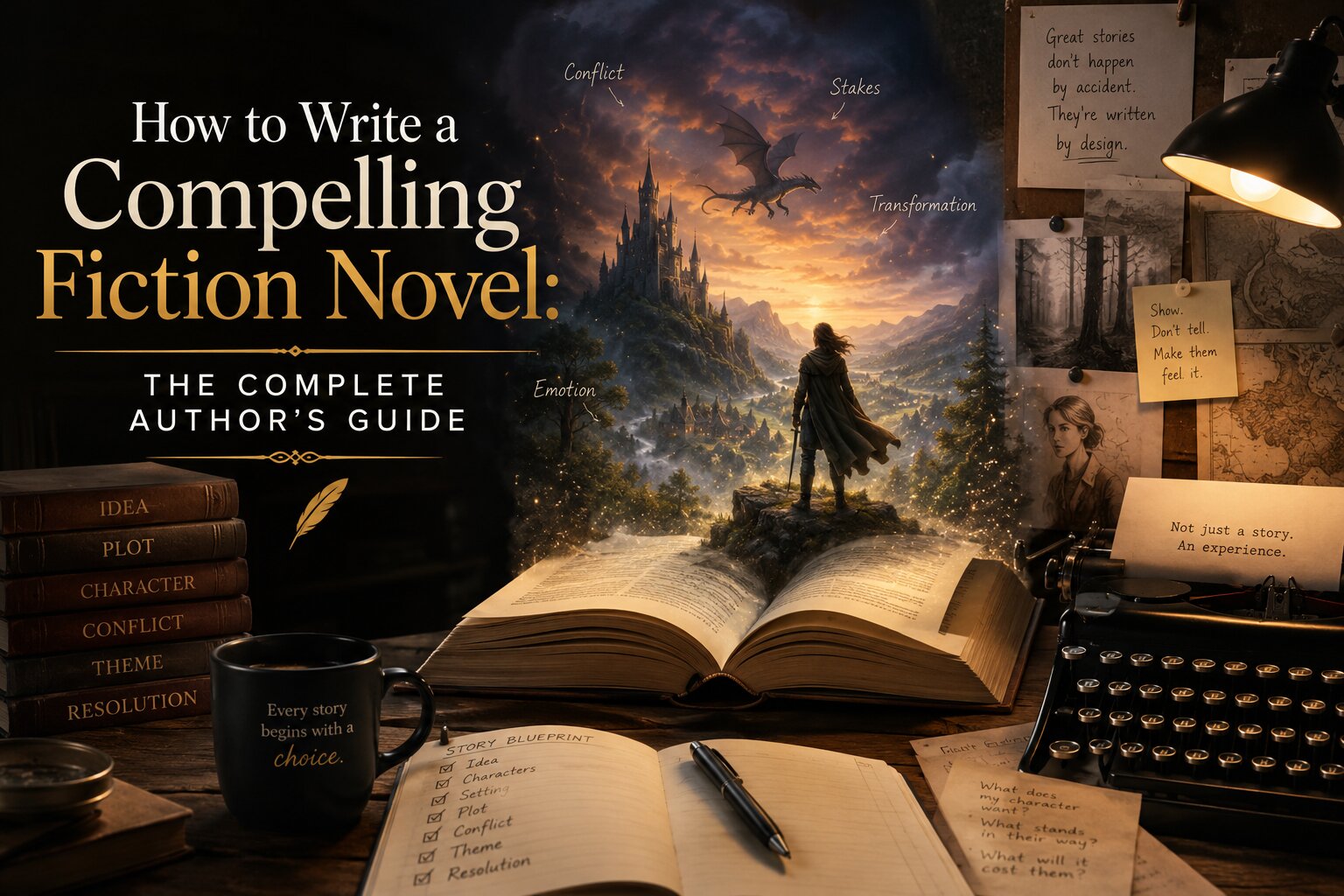 How to Write a Compelling Fiction Novel: The Complete Author's Guide